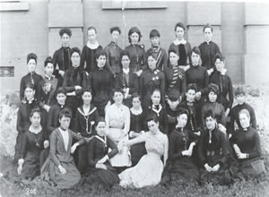 Classe d’été à Sainte-Anne, 1888